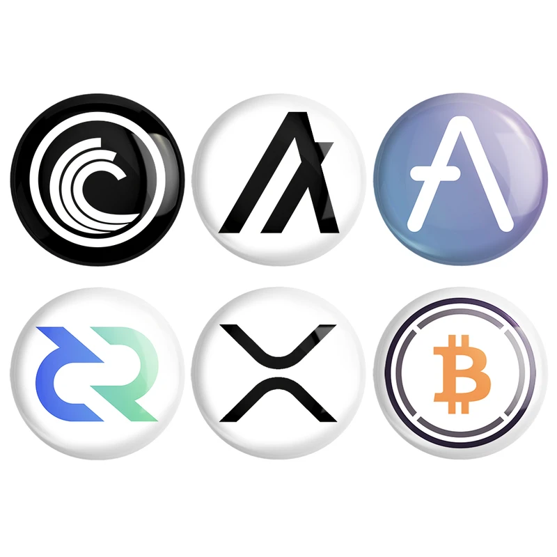 مگنت خندالو طرح ارز دیجیتال کد 256A مجموعه 6 عددی