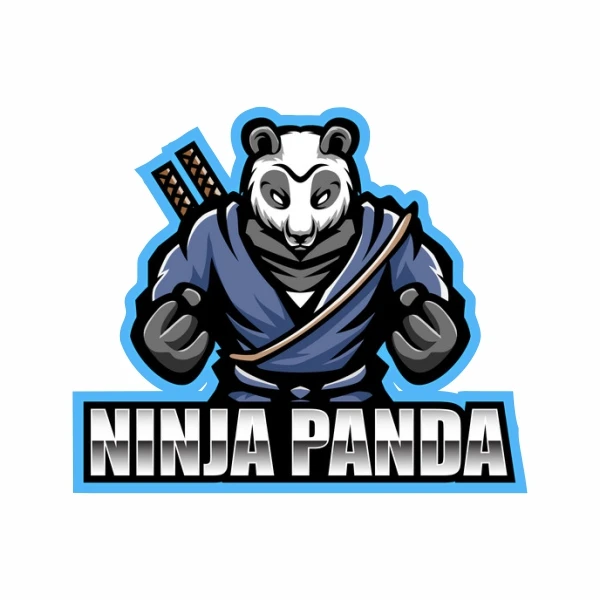 برچسب بدنه خودرو طرح NINJA PANDA کد 141