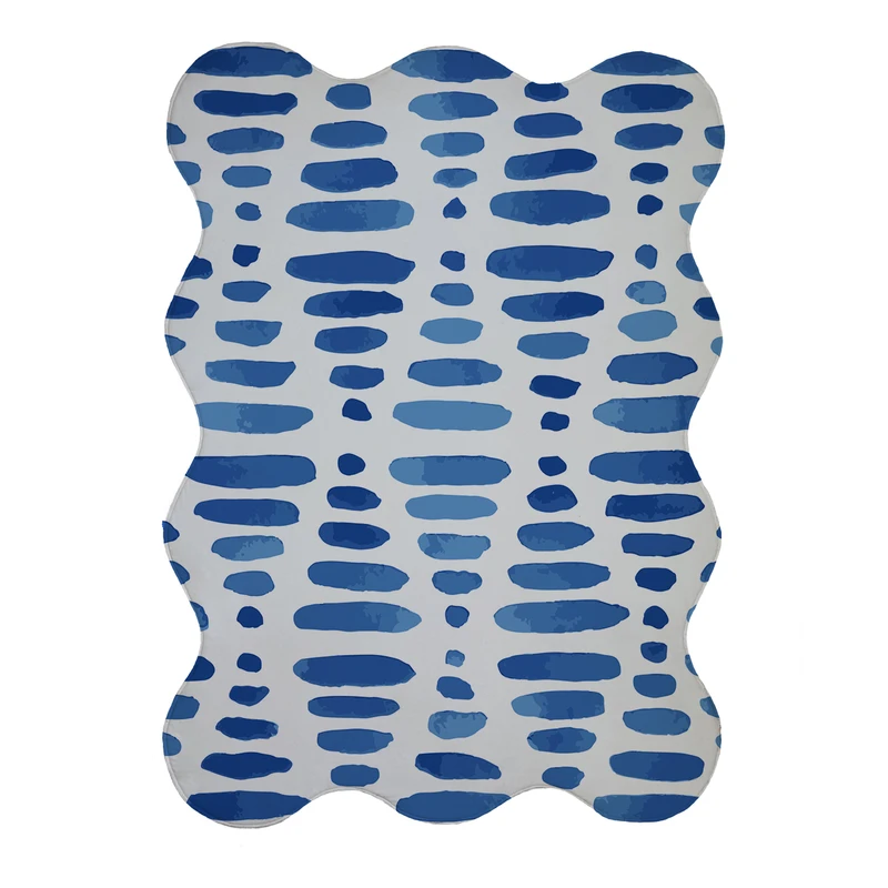 پادری مدل دالبر طرح آبرنگی کد 9211 سایز 80x110 سانتی متر 