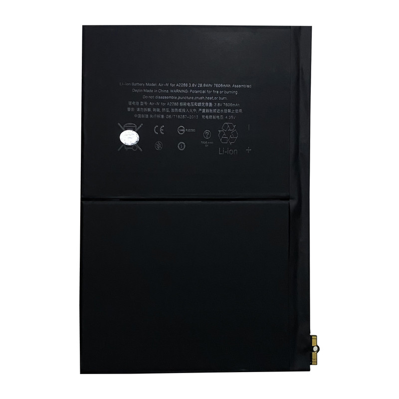باتری تبلت ظرفیت 7606 میلی آمپر ساعت مدل A2288 مناسب برای تبلت اپل  iPad Air 4 2020 / 5 2022 / iPad 10th