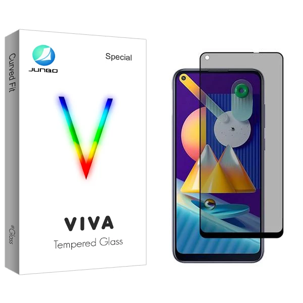 محافظ صفحه نمایش حریم شخصی جانبو مدل Viva مناسب برای گوشی موبایل سامسونگ Galaxy M11