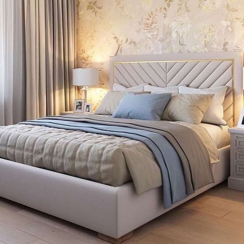 تخت خواب یک نفره مدل رُزا سایز 120×200 سانتی متر تخت خواب یک نفره مدل رُزا سایز 120×200 سانتی متر