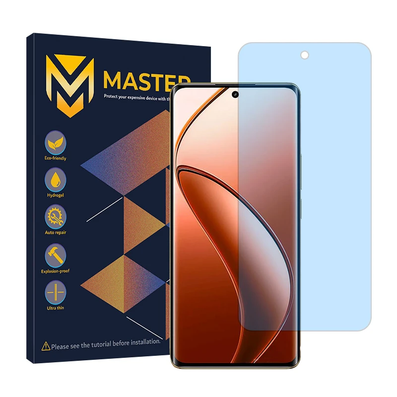 محافظ صفحه نمایش ضد اشعه آبی مستر مدل Resistant مناسب برای گوشی موبایل ریلمی 12 Pro Plus