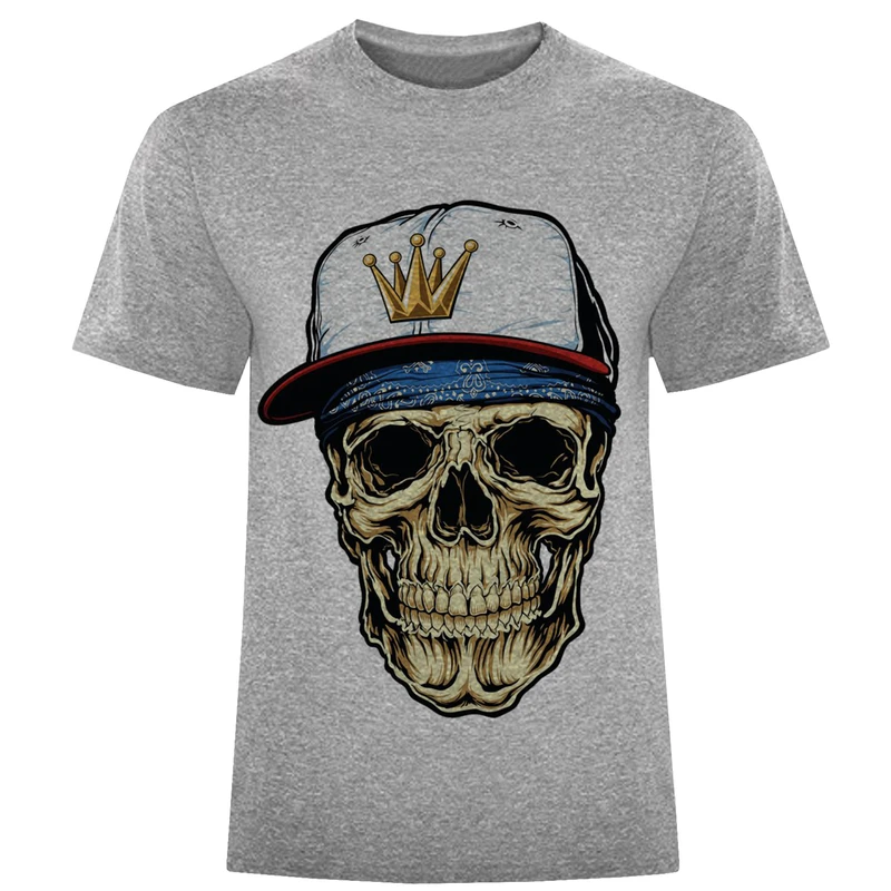 تیشرت آستین کوتاه مردانه طرح اسکلت کد F538