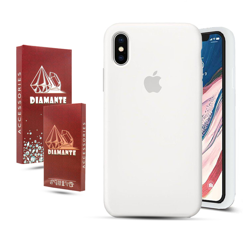کاور دیامانته مدل ساده مناسب برای گوشی موبایل اپل iPhone X