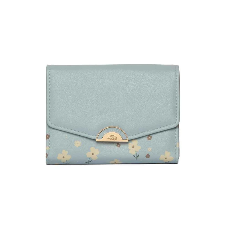 کیف پول زنانه پرتیزس مدل PT25-2275F طرح گل‌های بهاری کد 2020089