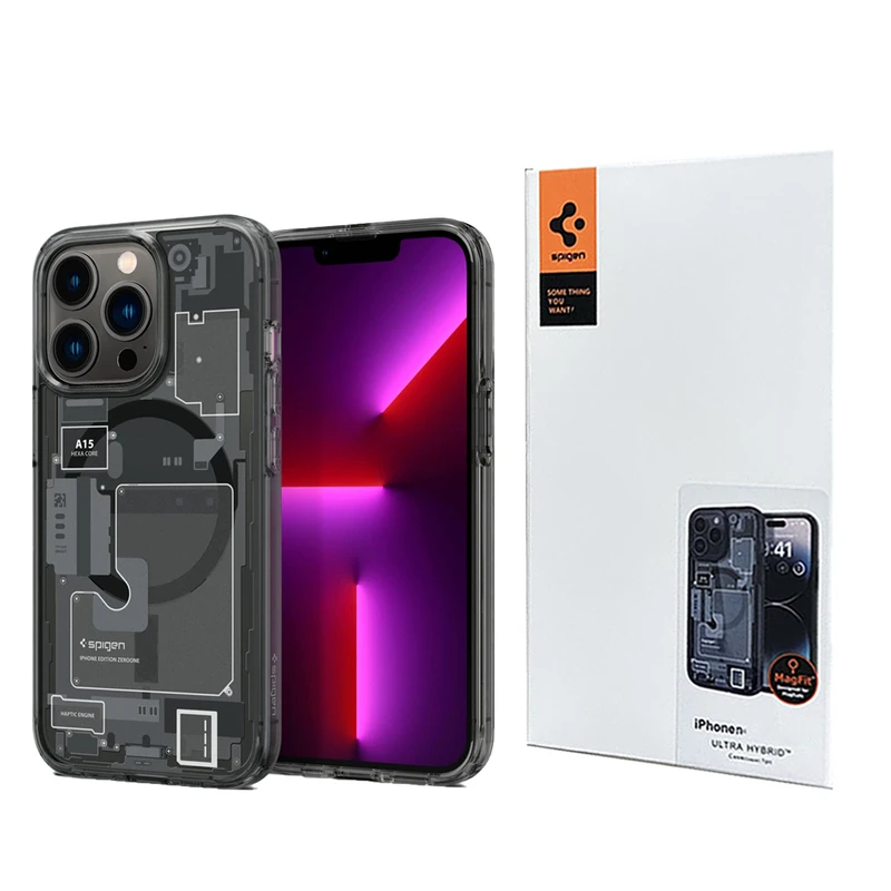 کاور اسپیگن مدل Ultra Hybrid Magfit مناسب برای گوشی موبایل اپل iPhone 13 Pro