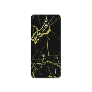 MAHOOT  Graphite-Gold-Marble Cover Sticker for Nokia 1 Plus