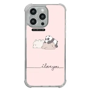 AKAM AMCWTA15PROMAX-BARE BEAR12 Cover For Apple iPhone 15 Pro Max