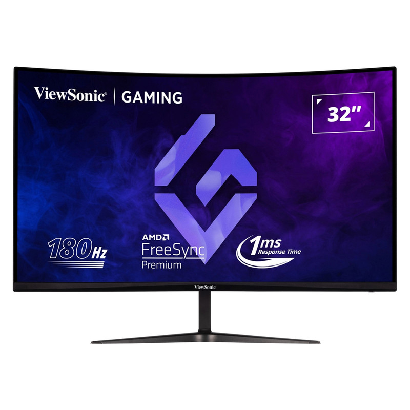 مانیتور خمیده گیمینگ 32 اینچ ویوسونیک مدل VX3218C-2K با وضوح QHD، پنل VA و نرخ بروزرسانی 180 هرتز