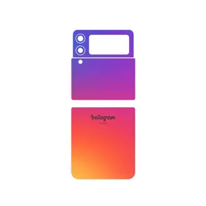 MAHOOT Instagram Cover Sticker for Samsung Galaxy Z Flip3 5G