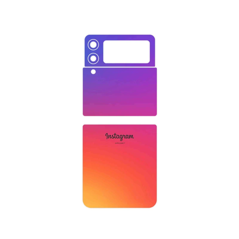 برچسب پوششی ماهوت مدل Instagram مناسب برای گوشی موبایل سامسونگ Galaxy Z Flip3 5G