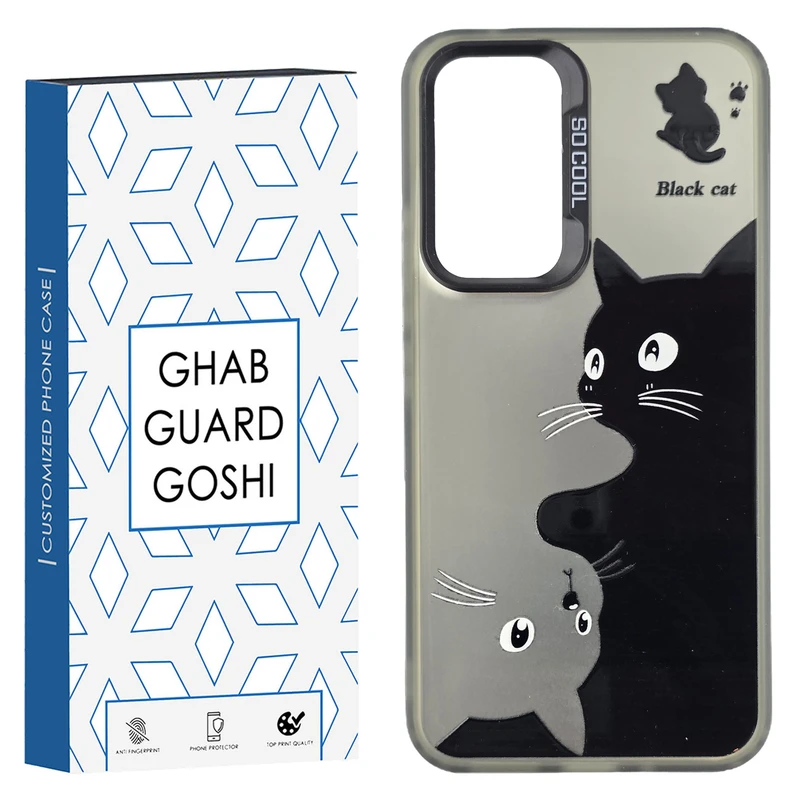     کاور قاب گارد گوشی طرح  Socool-black cat مناسب برای گوشی موبایل سامسونگ Galaxy A16   