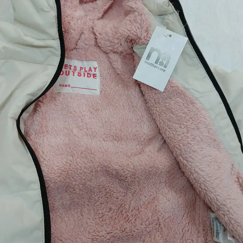 کاپشن دخترانه مادرکر مدل لایت رنگ سفید