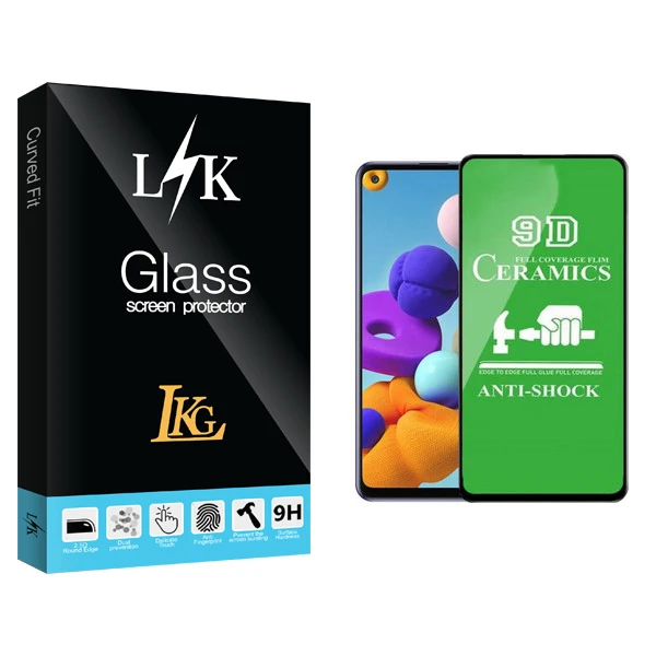 محافظ صفحه نمایش سرامیکی ال کا جی مدل LK Glass مناسب برای گوشی موبایل سامسونگ GALAXY A21S