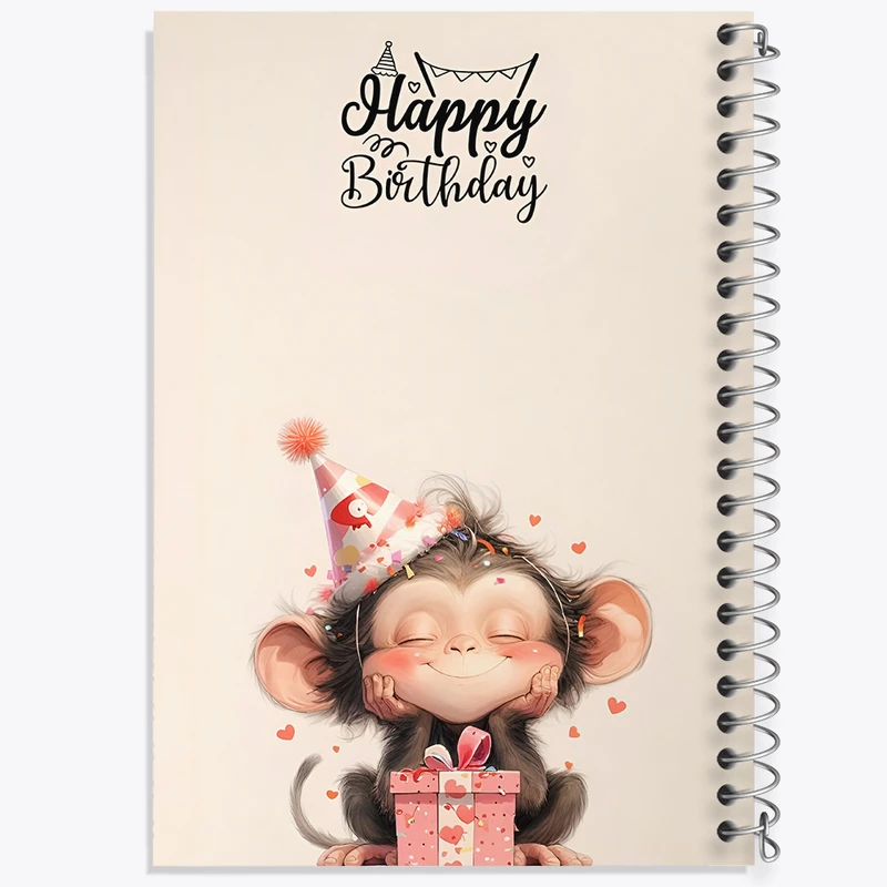 دفتر مشق 50 برگ خندالو طرح تولدت مبارک کد F5161