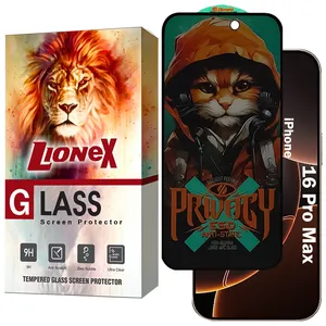 Lionex CATPRVL Privacy Screen Protector Suitable For Apple iPhone 16 Pro Max