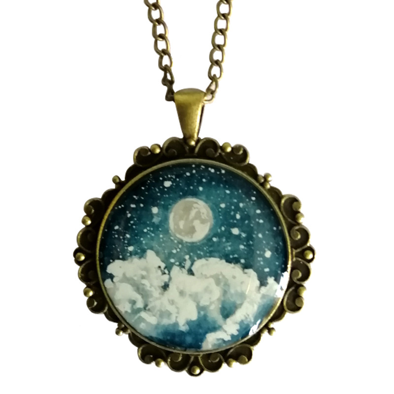 گردنبند دخترانه مدل شب مهتابی 4-1 گردنبند دخترانه مدل شب مهتابی 4-1