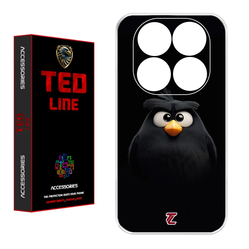 کاور تد لاین طرح پرنده کد 1122 مناسب برای گوشی موبایل شیائومی Redmi Note 14 Pro Plus 5G