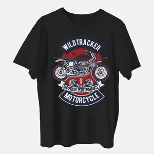 تی شرت آستین کوتاه مردانه مدل موتورسیکلت کلاسیک کد mo301