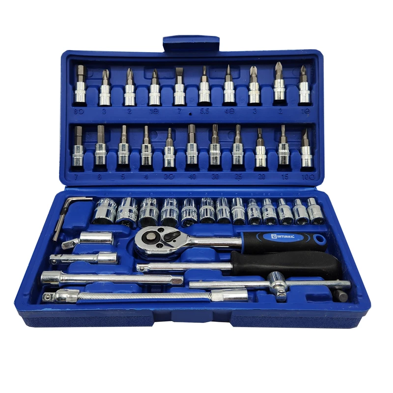 آچار بکس اینتیمکث کد GHR198 مجموعه 46 عددی