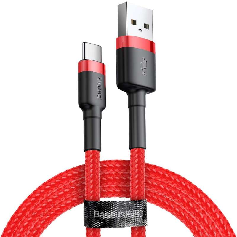 کابل تبدیل USB به USB-C بیسوس مدل CATKLF-B09 Rapid Charge Cafule طول 1 متر کابل تبدیل USB به USB-C بیسوس مدل CATKLF-B09 Rapid Charge Cafule طول 1 متر