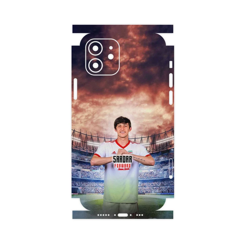 برچسب پوششی ماهوت مدل Sardar Azmoun-FullSkin مناسب برای گوشی موبایل اپل iPhone 12
