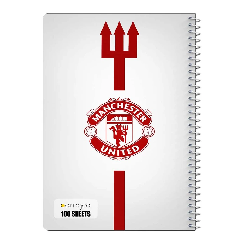 دفتر مشق 100 برگ سیمی کارنیکا طرح منچستر یونایتد Manchester United کد 34771