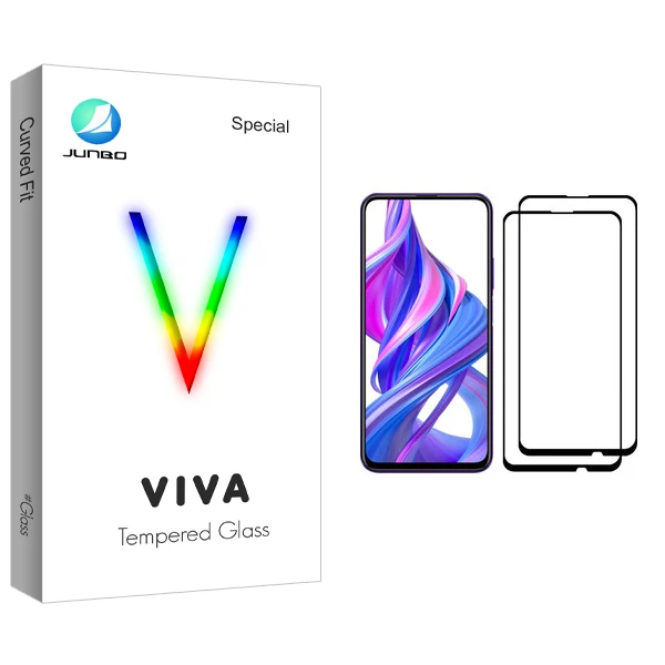 محافظ صفحه نمایش جانبو مدل Viva Glass مناسب برای گوشی موبایل آنر 9X Pro بسته دو عددی