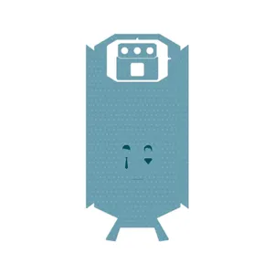 MAHOOT Minimal Miss and Mister Cover Sticker for Doogee S70