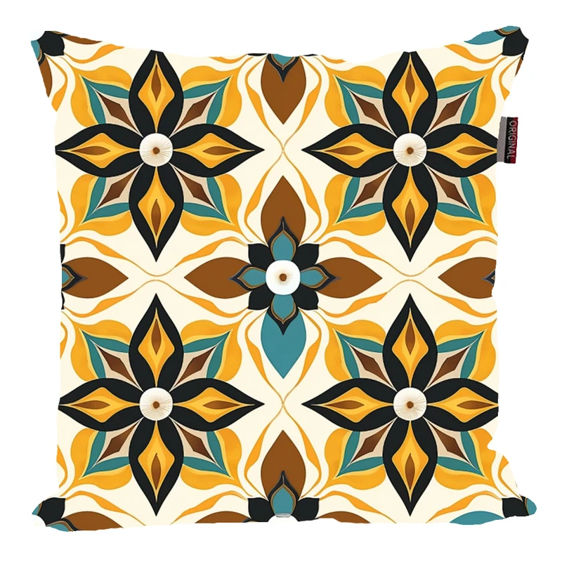 کوسن پاد آفرین مدل سنتی طرح کاشی کد PK30460