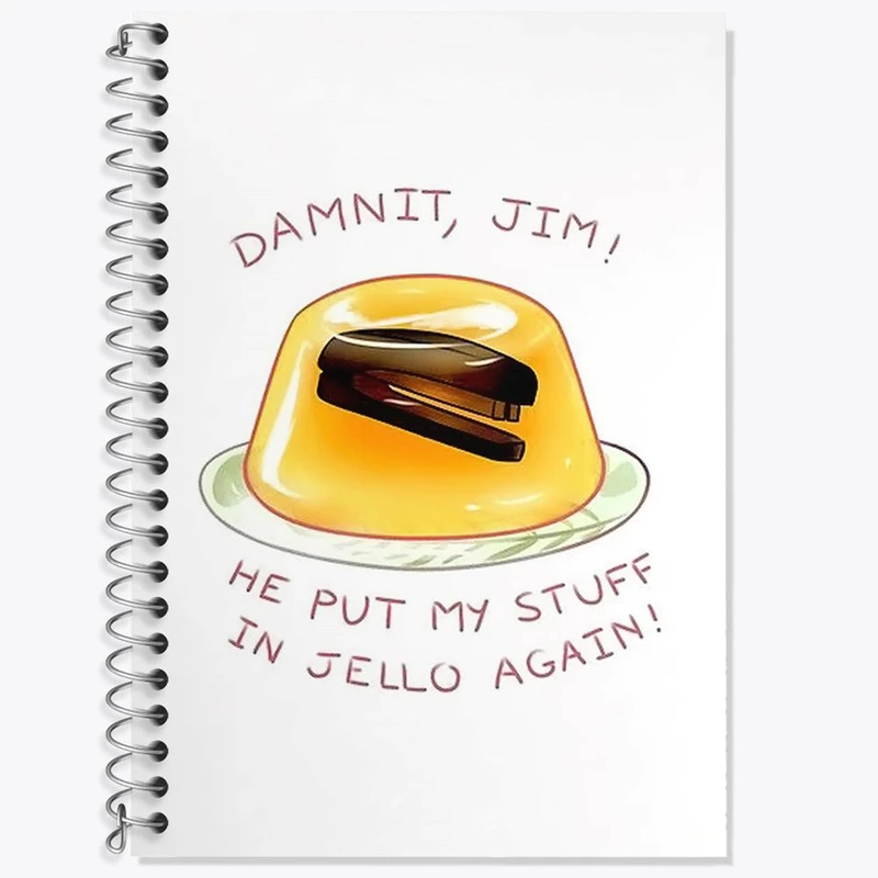 دفتر زبان 50 برگ خندالو مدل سه خط طرح سریال آفیس The Office کد 10228