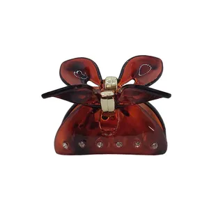 کلیپس مو زنانه مدل شیشه ای کد 05