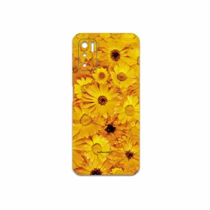 MAHOOT Yellow-Flower Cover Sticker for Xiaomi Poco M3 Pro 5G