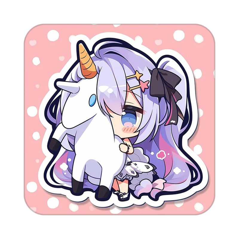 زیر لیوانی کاکتی طرح اسب تک شاخ و یونیکورن مدل mp29181