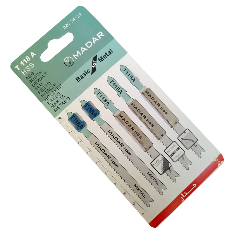 تیغ اره عمودبر فلز مدار مدل HT - 25 مجموعه پنج عددی