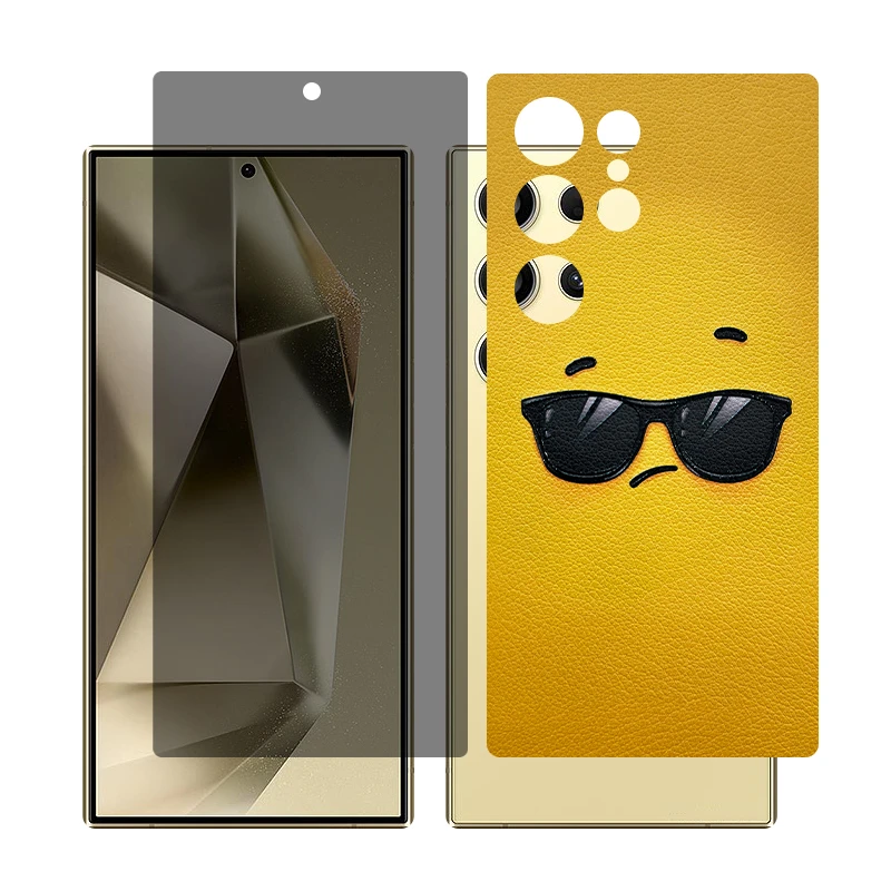 محافظ صفحه نمایش حریم شخصی گلس مدل Together مناسب برای گوشی موبایل سامسونگ Galaxy S24 Ultra به همراه برچسب پوششی