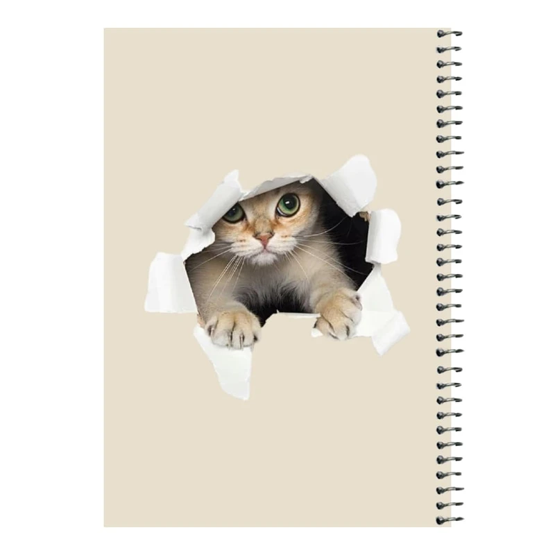 دفتر مشق 80 برگ اس جی مدل گربه کد۴   