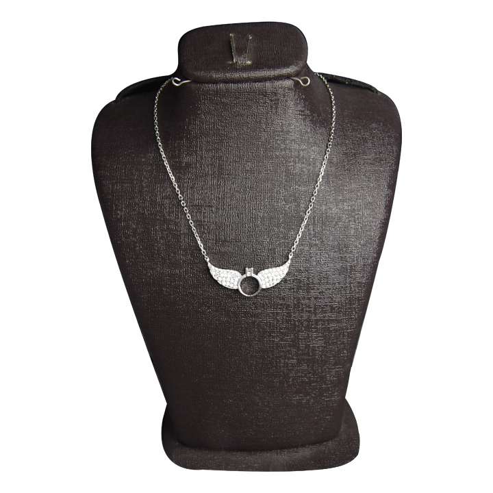 گردنبند نقره زنانه مدل بال فرشته - Brn500