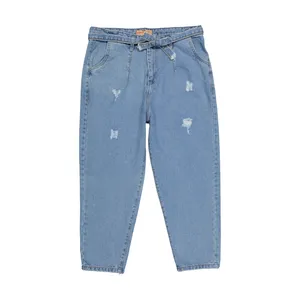 شلوار جین زنانه مدل مام استایل کد 32035