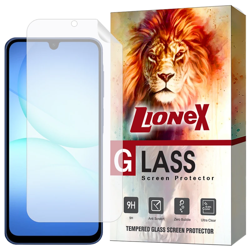 محافظ صفحه نمایش لایونکس مدل LNMF مناسب برای گوشی موبایل سامسونگ Galaxy A17