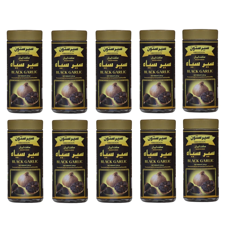 سیرسیاه سیرستون- 200 گرم بسته 10 عددی
