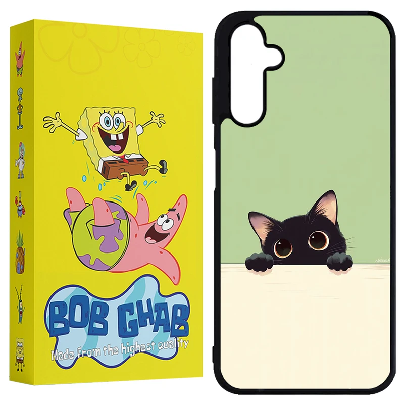 کاور باب قاب طرح گربه مدل BCPA25 مناسب برای گوشی موبایل سامسونگ Galaxy A25