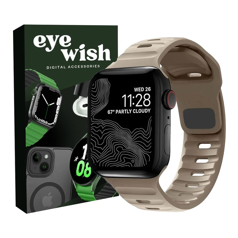 بند آی ویش مدل Sport مناسب برای اپل واچ 46 میلی متری سری 10