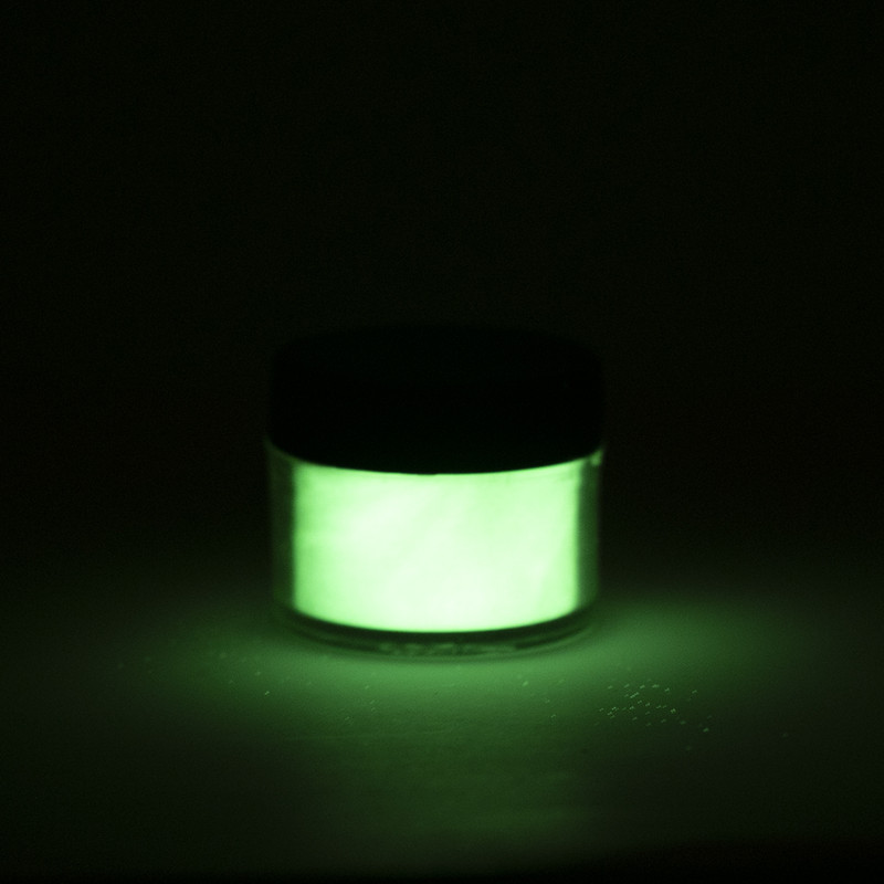 پودر رنگ شب تاب رزین اپوکسی مدل SH001 حجم 8 میلی‌لیتر