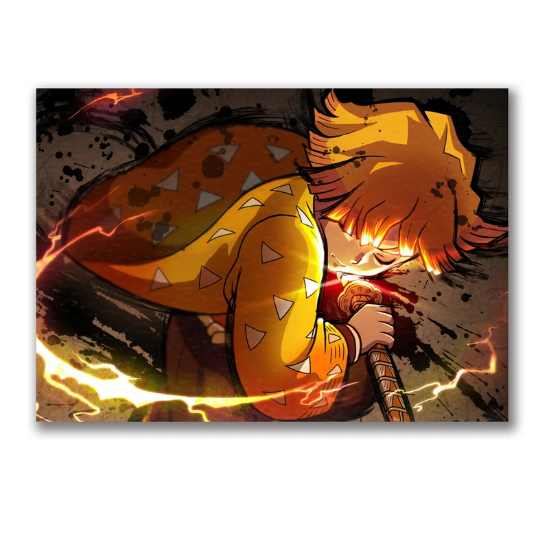 تابلو شاسی طرح انیمه demon slayer kimetsu no yaiba مدل 002