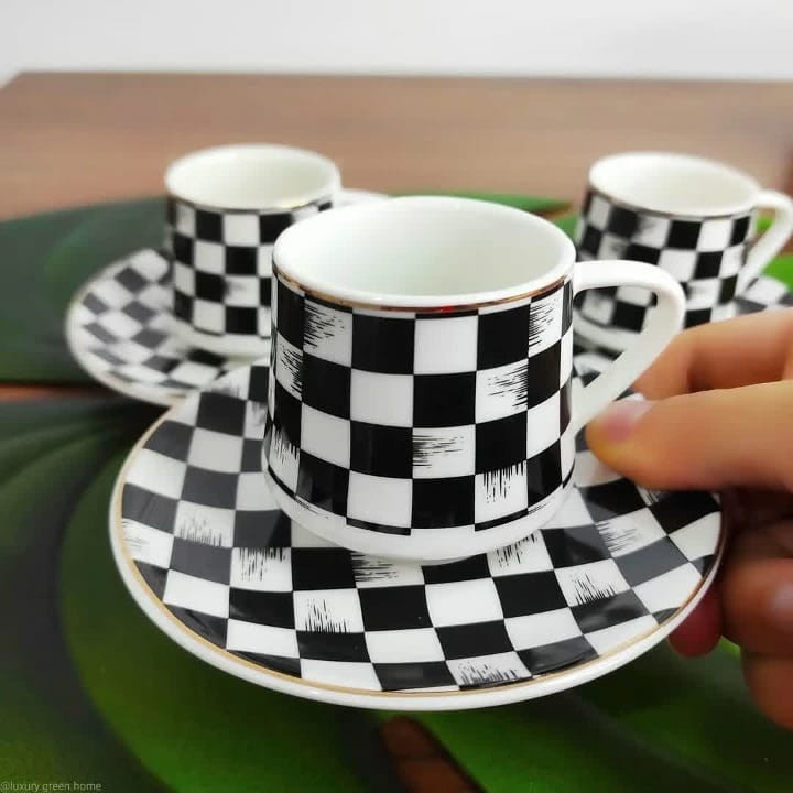 سرویس قهوه خوری 2 پارچه کد 1 مدل SHTAT1