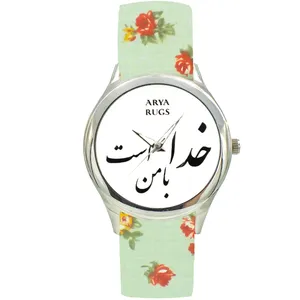 ساعت مچی عقربه ای زنانه مدل بند پارچه ای کد 2209