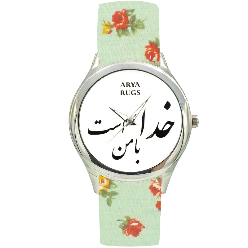 ساعت مچی عقربه ای زنانه مدل بند پارچه ای کد 2209