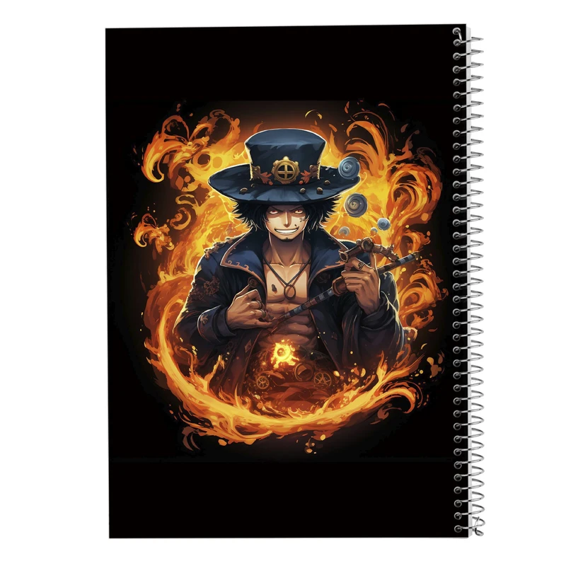 دفتر مشق 100 برگ مدوپد مدل وان پیس One Piece کد DF11594